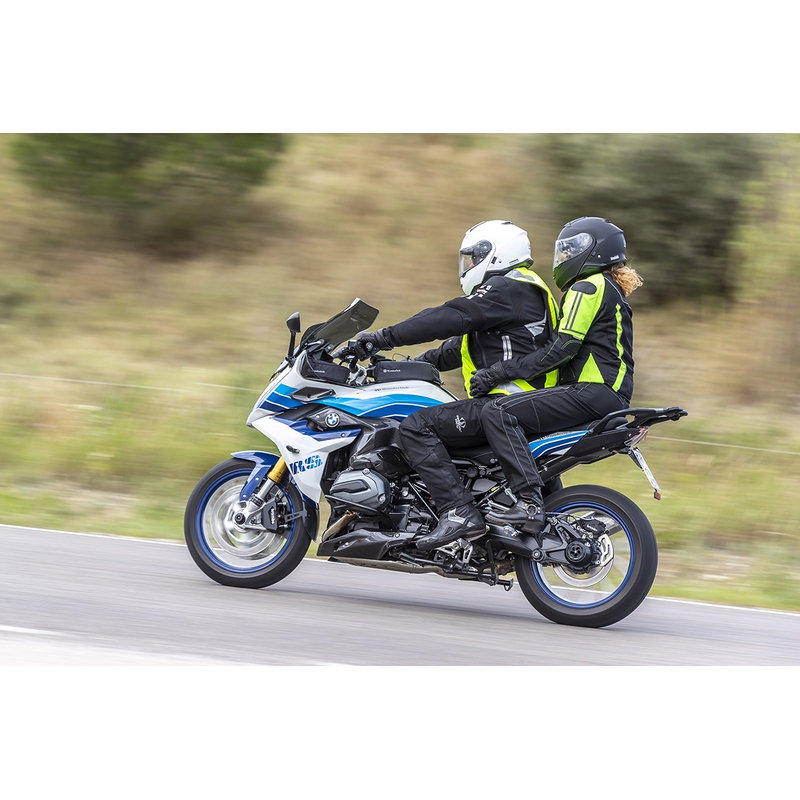 Jachetă cu airbag HELITE Vented negru-galben-fluo