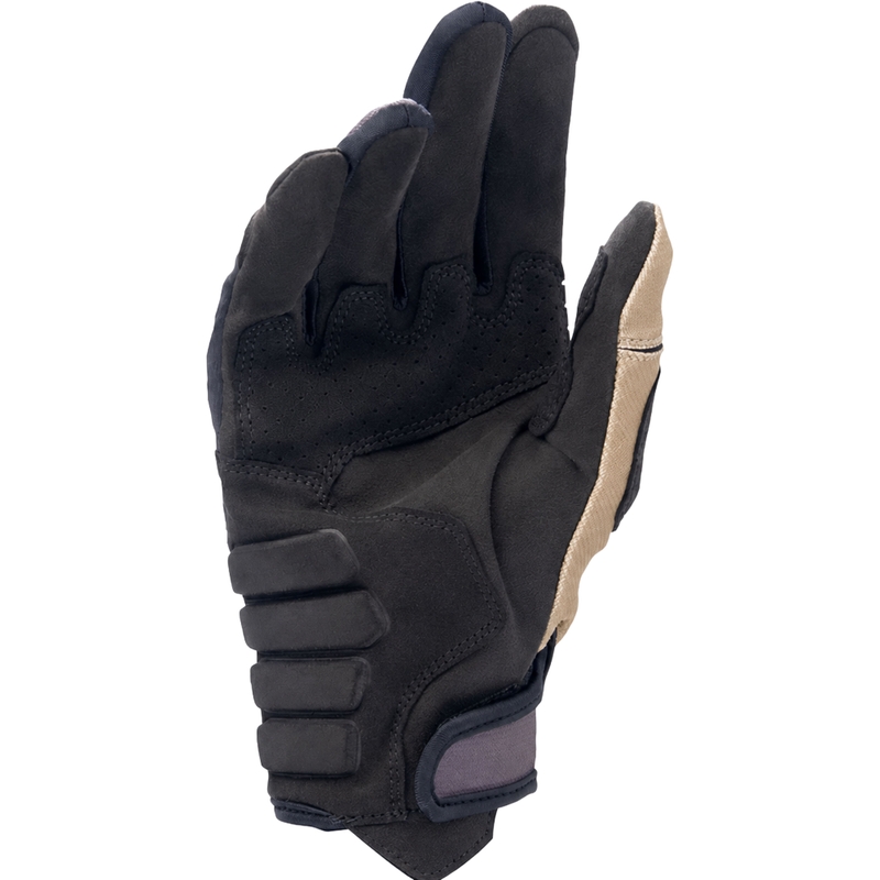 Mănuși motocross Alpinestars Techdura negru-maro-rosu fluo