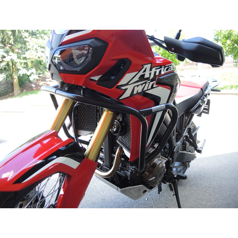 Engine guards RDMOTO matt black upper pentru HONDA CRF 1000 L Africa Twin 2016-2019