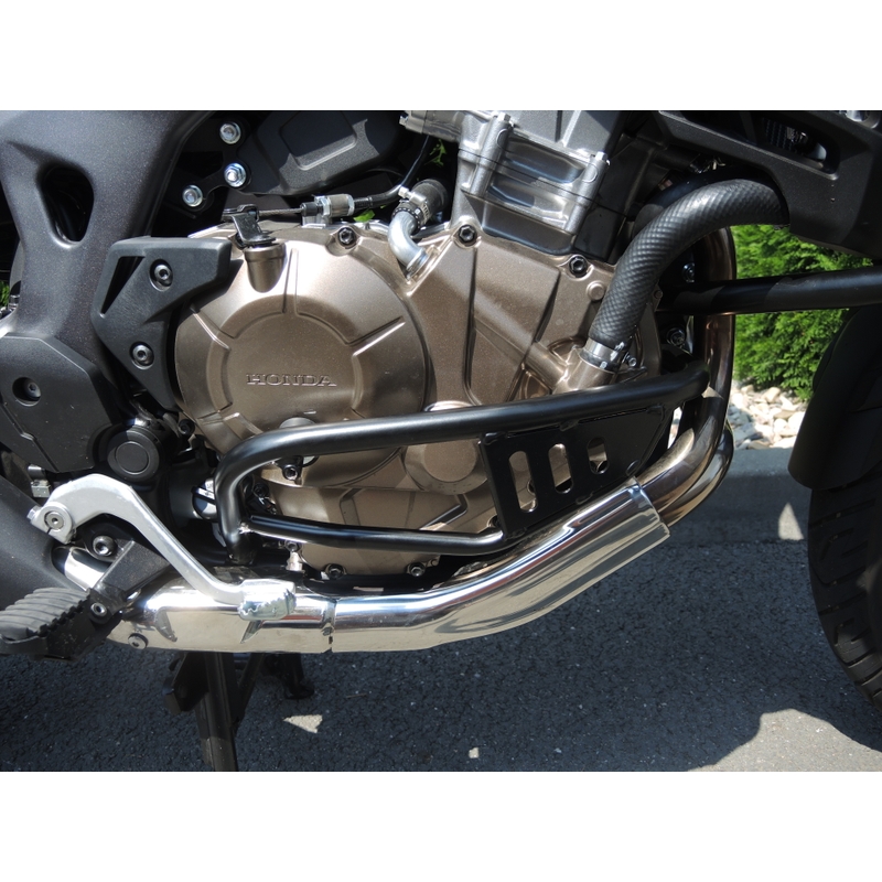 Engine guards RDMOTO matt black upper + lower pentru HONDA CRF 1000 L Africa Twin 2016-2019