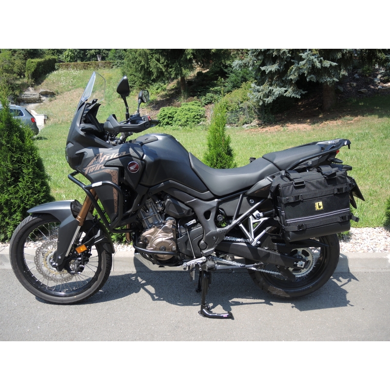 Engine guards RDMOTO matt black upper + lower pentru HONDA CRF 1000 L Africa Twin 2016-2019