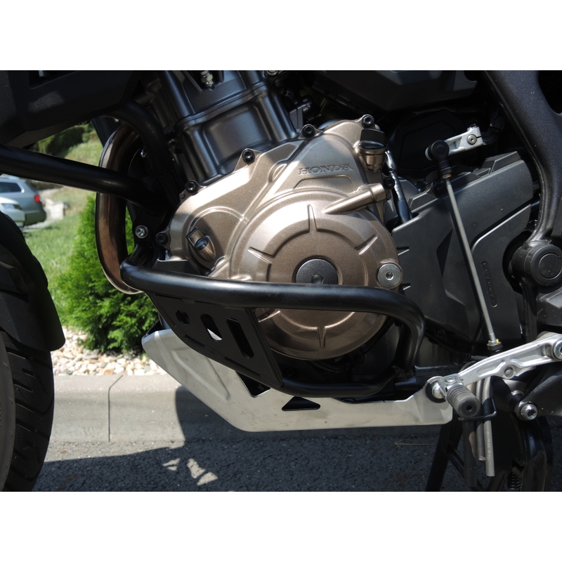Engine guards RDMOTO matt black upper + lower pentru HONDA CRF 1000 L Africa Twin 2016-2019