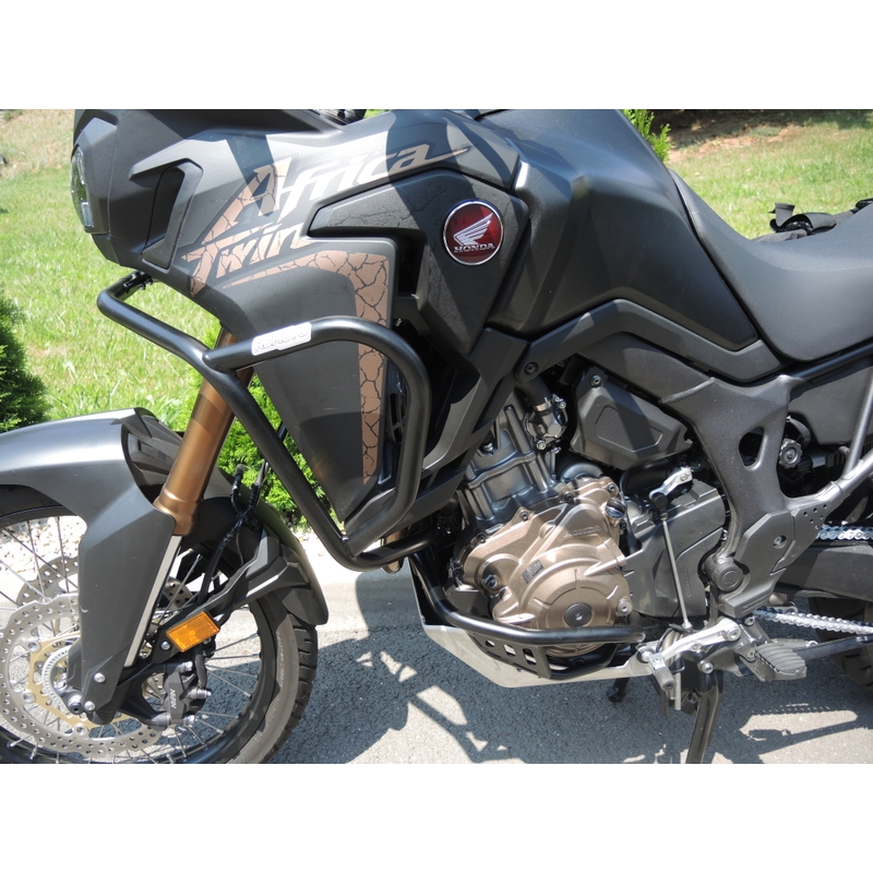 Engine guards RDMOTO matt black upper + lower pentru HONDA CRF 1000 L Africa Twin 2016-2019
