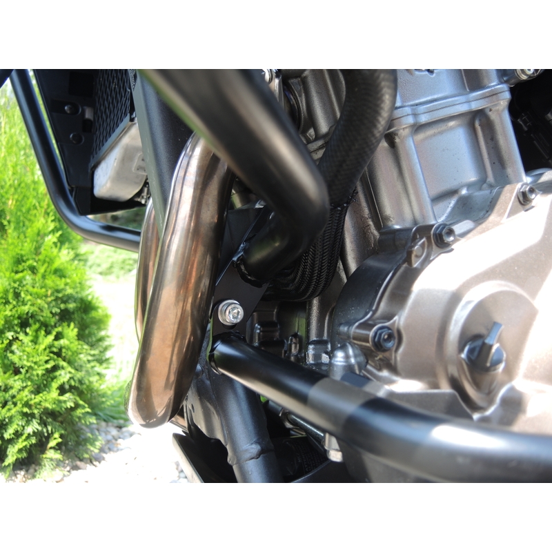 Engine guards RDMOTO matt black upper + lower pentru HONDA CRF 1000 L Africa Twin 2016-2019