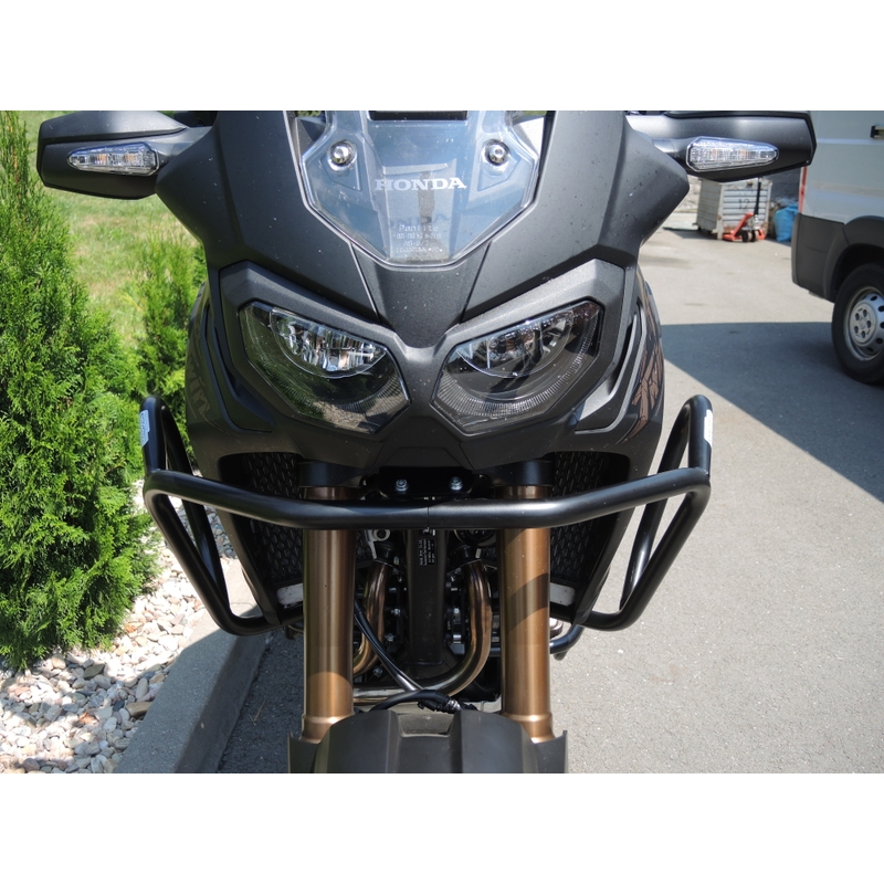 Engine guards RDMOTO matt black upper + lower pentru HONDA CRF 1000 L Africa Twin 2016-2019