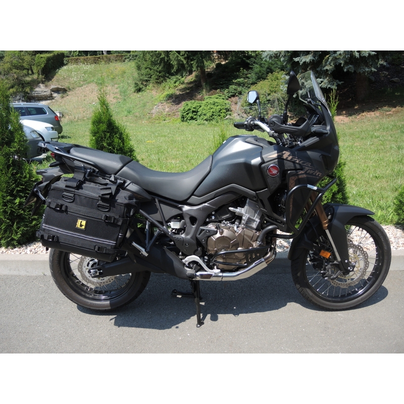 Engine guards RDMOTO matt black upper + lower pentru HONDA CRF 1000 L Africa Twin 2016-2019