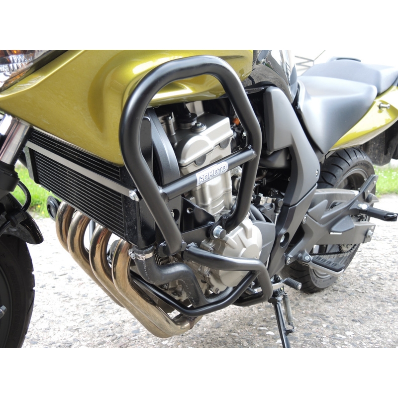 Engine guards RDMOTO matt black upper + lower pentru HONDA CBF 600 / S 2008-2012
