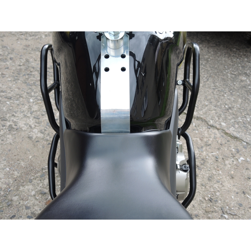 Engine guards RDMOTO matt black upper + lower pentru HONDA CBF 600 / S 2008-2012