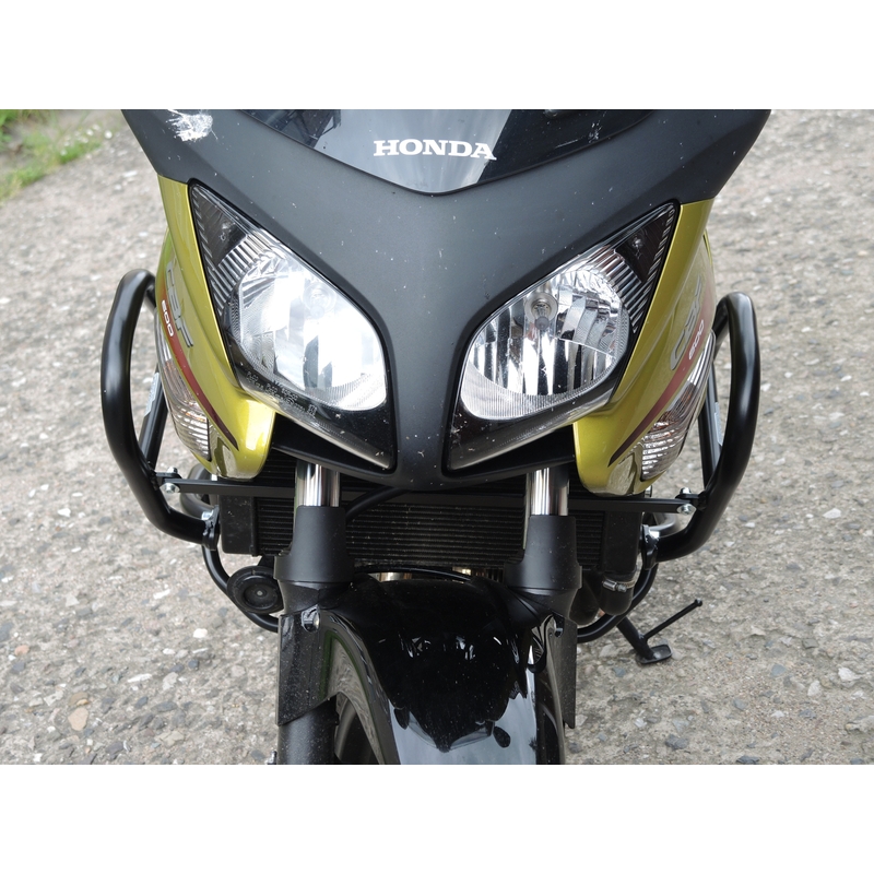Engine guards RDMOTO matt black upper + lower pentru HONDA CBF 600 / S 2008-2012