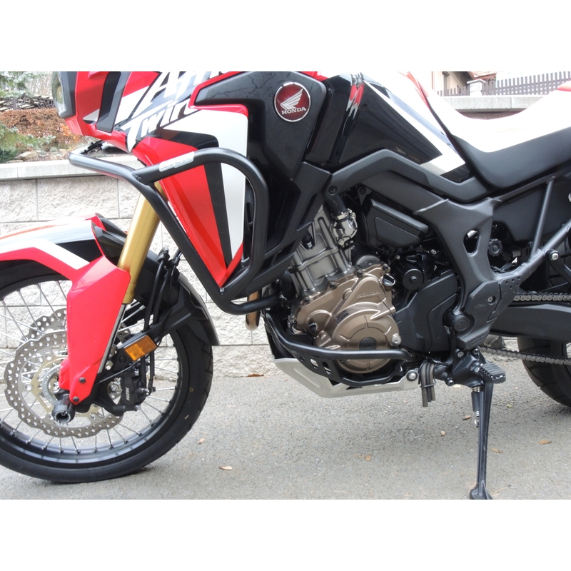 Engine guards RDMOTO black upper + lower pentru HONDA CRF 1000 L Africa Twin 2016-2018
