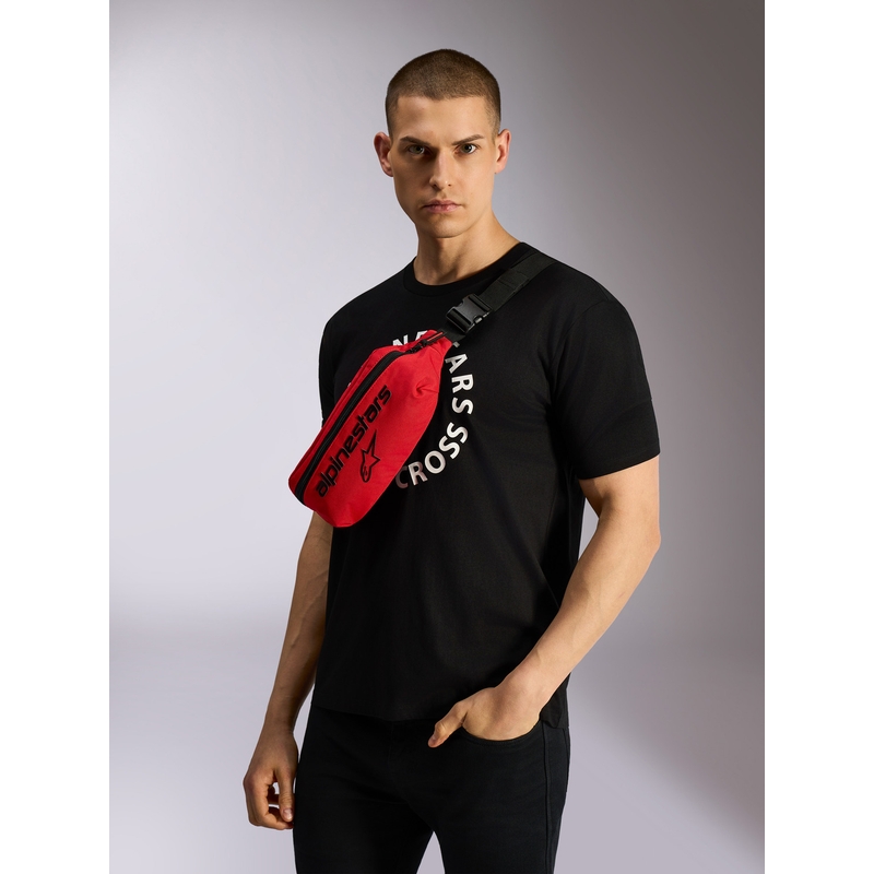Geantă de centură Alpinestars Only Linear 2L roșu-negru