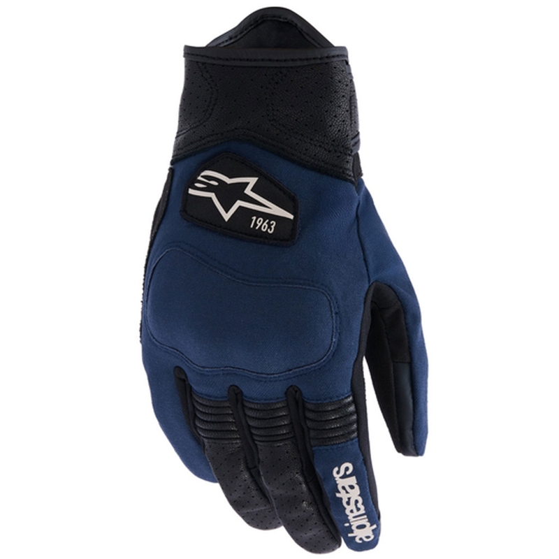 Mănuși motocicletă Alpinestars Tracker albastru închis-negru