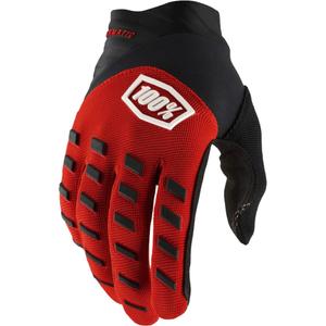 Mănuși motocross pentru copii 100% Airmatic roșu-negru