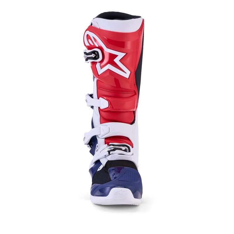 Ghete motocross Alpinestars TECH 7 UNITY roșu-alb-albastru