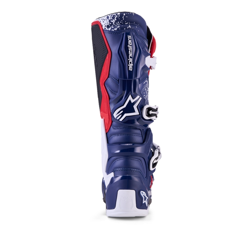 Ghete motocross Alpinestars TECH 7 UNITY roșu-alb-albastru