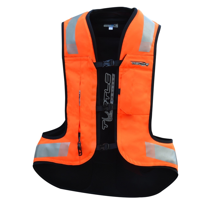 HELITE Turtle 2 vesta airbag portocaliu fluo