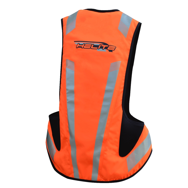 HELITE Turtle 2 vesta airbag portocaliu fluo