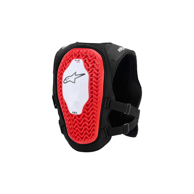 Vestă airbag Alpinestars TECH-AIR®MX Plasma, alb-negru-roșu