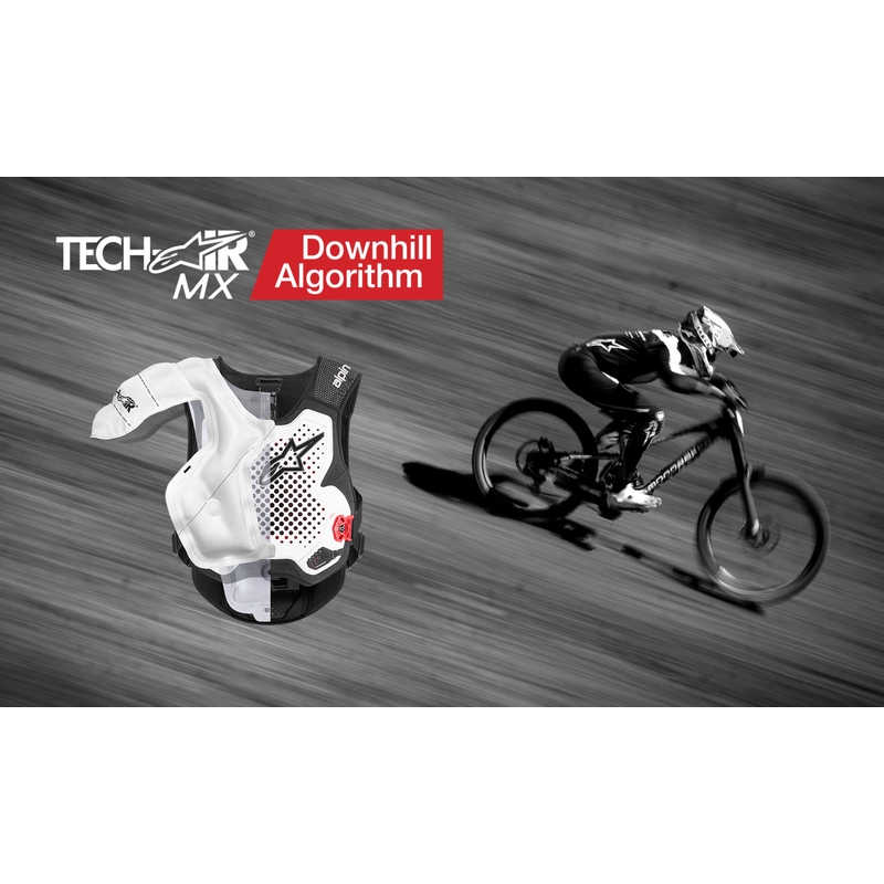 Vestă airbag Alpinestars TECH-AIR®MX Plasma, alb-negru-roșu