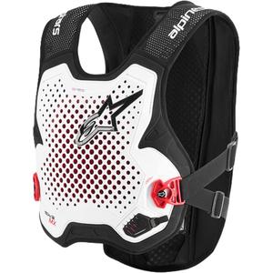 Vestă airbag Alpinestars TECH-AIR®MX Plasma, negru-alb-roșu