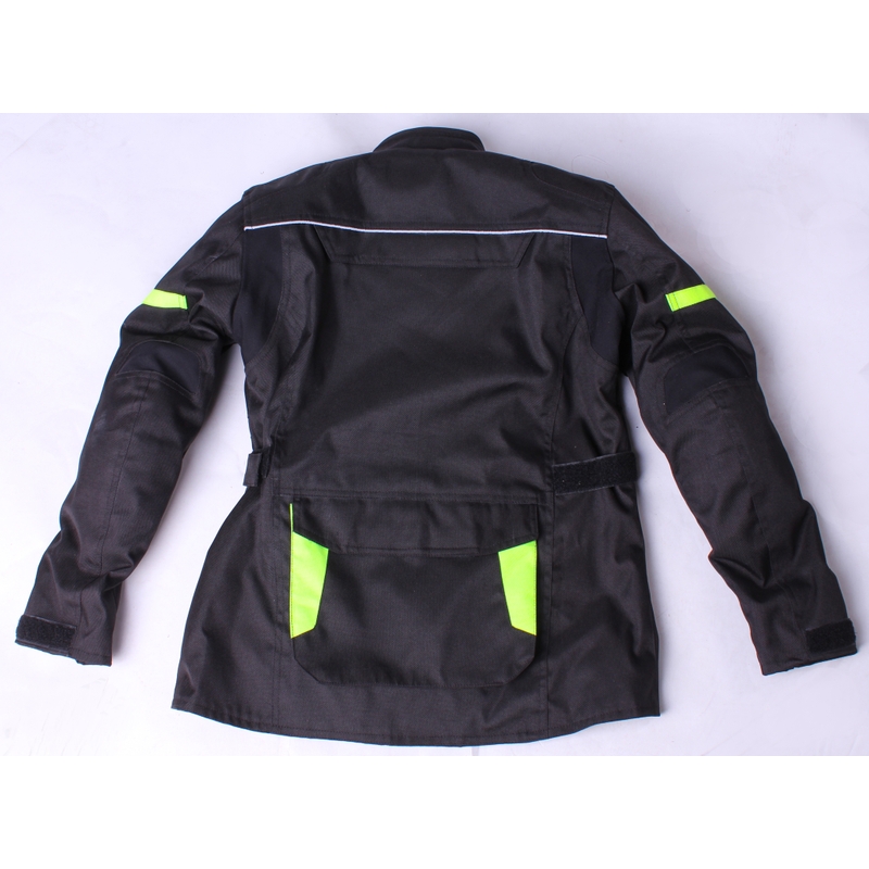 Geacă moto pentru copii Street Racer Kid negru-galben fluorescent lichidare