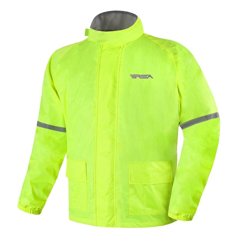 Jachetă de ploaie Moto RSA Insta fluo galben lichidare