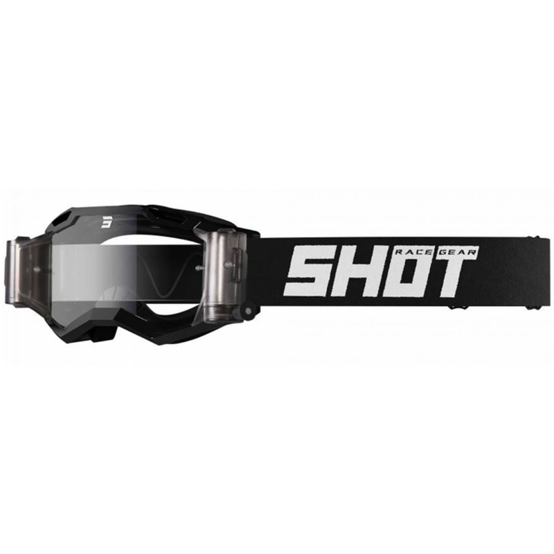 Shot Assault 2.0 Solid Roll-Off Motocross Goggles Negru