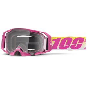 Ochelari de motocross 100% ARmatic Sellars cu plexiglas transparent