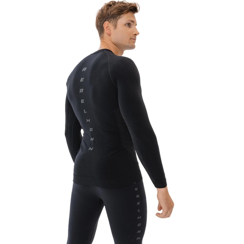 Rebelhorn Freeze II tricou termic negru