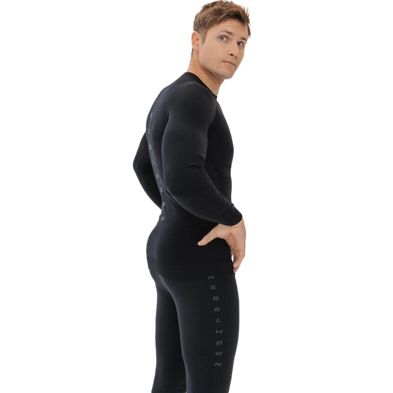 Rebelhorn Freeze II tricou termic negru