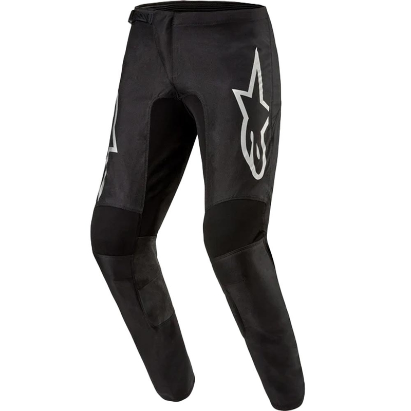 Pantaloni motocross Alpinestars Fluid Graphite negru-argintiu
