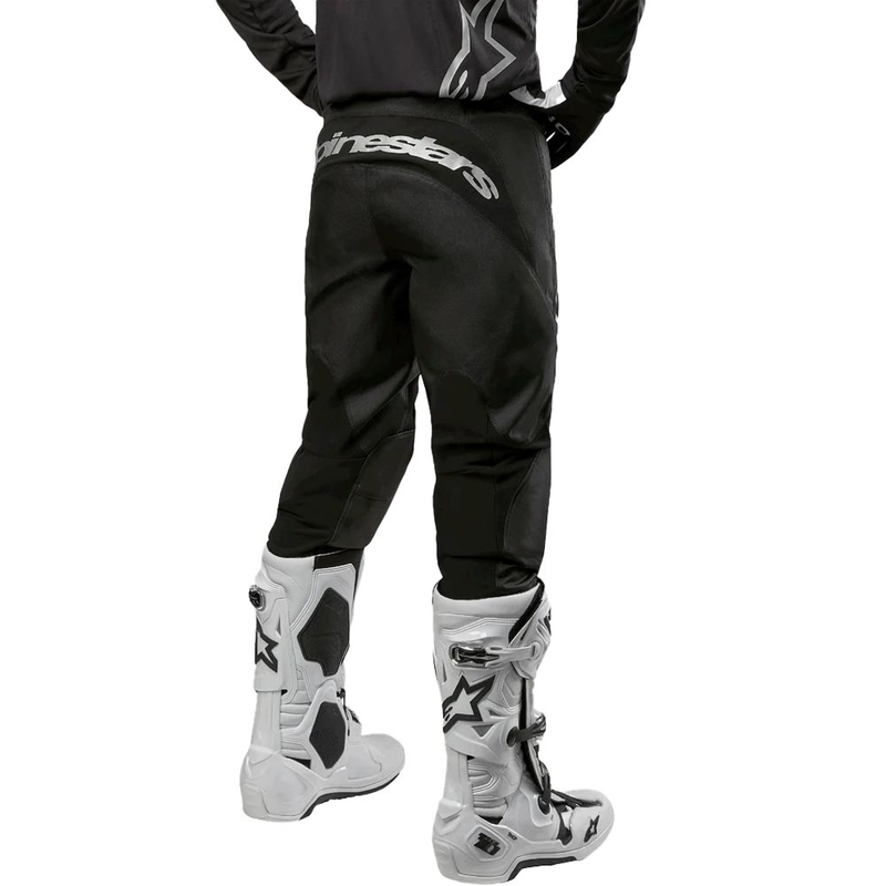 Pantaloni motocross Alpinestars Fluid Graphite negru-argintiu
