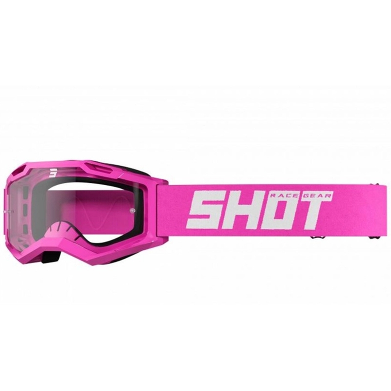 Ochelari de motocros Shot Assault 2.0 Solid roz fluo