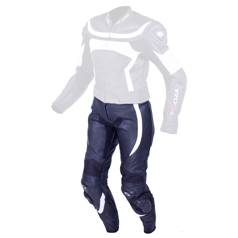 Pantaloni pentru femei Tschul 726 Sofia negru - alb - II.quality