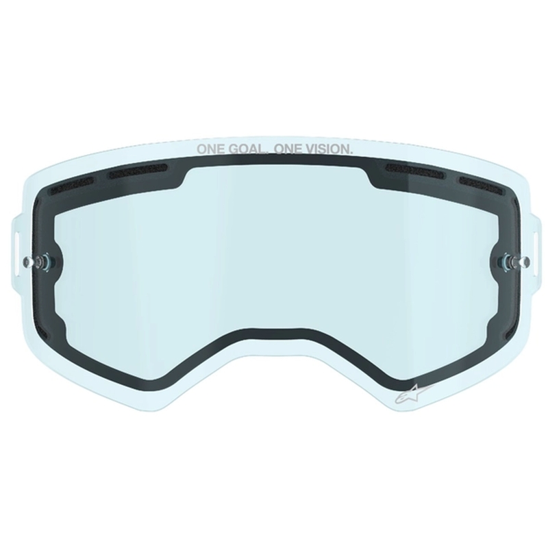 Plexiglas pentru ochelari dublu anti-aburire Alpinestars Supertech albastru