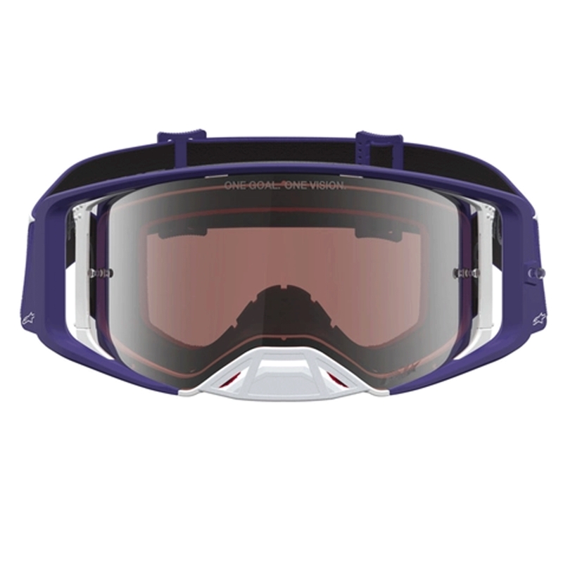 Ochelari motocross Alpinestars Supertech Atrox albastru-alb