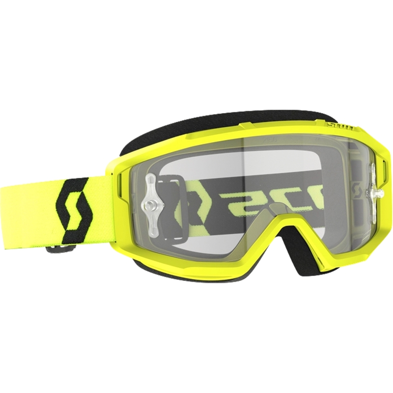 Ochelari de motocros SCOTT PRIMAL CLEAR negru-fluo galben