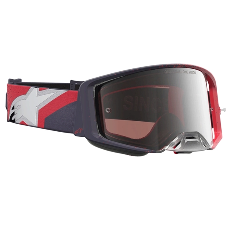 Ochelari motocross Alpinestars Supertech negru-roșu