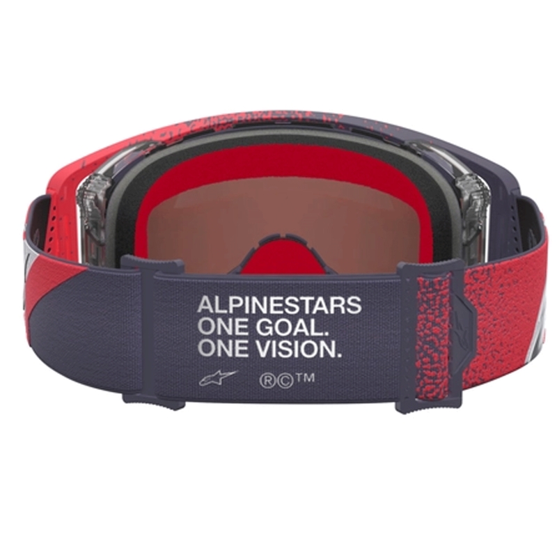 Ochelari motocross Alpinestars Supertech negru-roșu