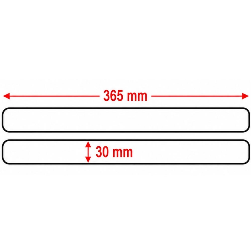 Set de autocolante Print Universal Kit Big HDR285 negru