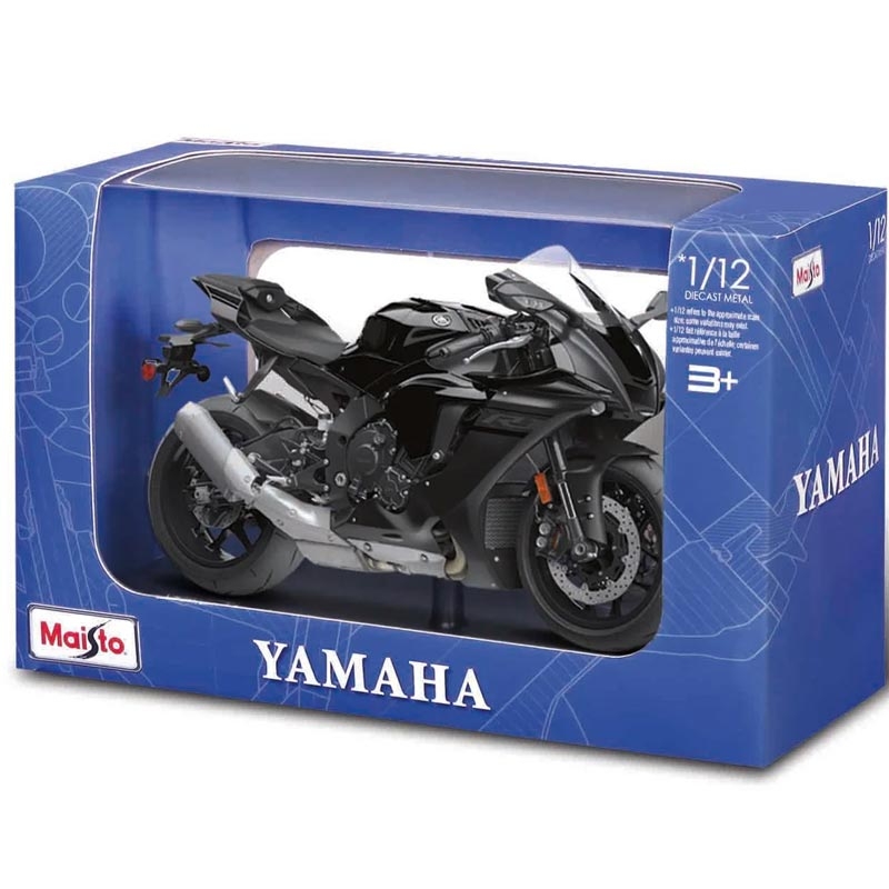 Model de motocicletă Maisto Yamaha YZF-R1 1:12 negru