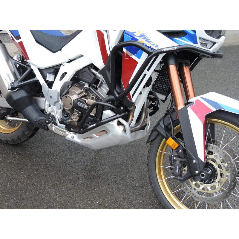 Engine guards RDMOTO Negru upper + lower pentru HONDA CRF 1100 L Africa Twin 2020-2023
