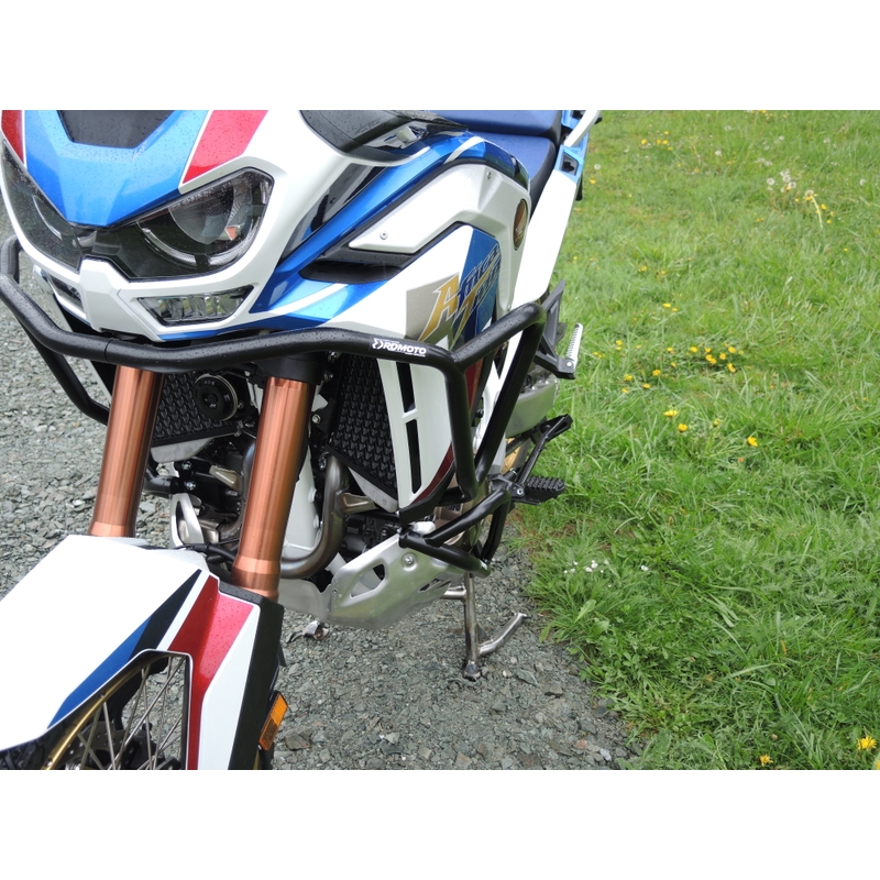 Engine guards RDMOTO Negru upper + lower pentru HONDA CRF 1100 L Africa Twin 2020-2023
