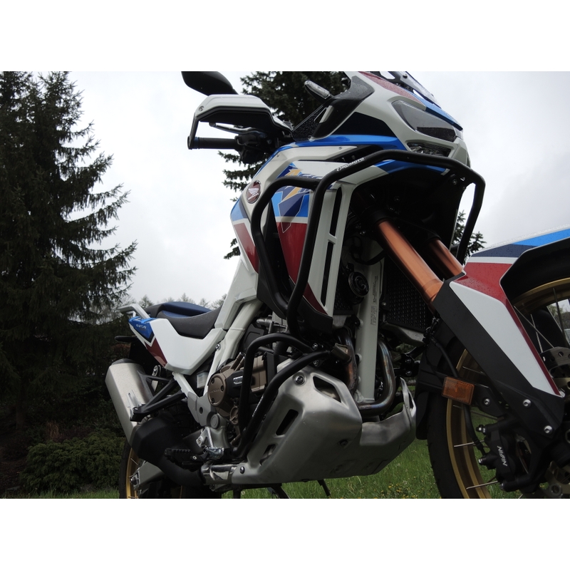 Engine guards RDMOTO Negru upper + lower pentru HONDA CRF 1100 L Africa Twin 2020-2023