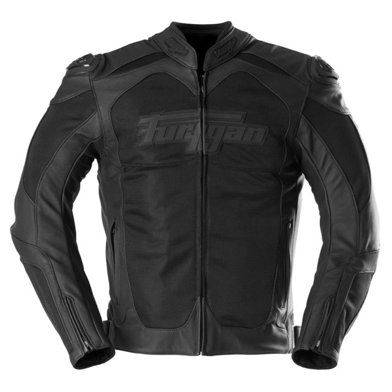 Geacă de motocicletă din piele Furygan Speed Mesh 3 neagră - calitatea a II-a - II. calitate 