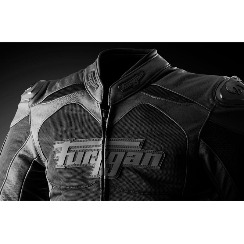 Geacă de motocicletă din piele Furygan Speed Mesh 3 neagră - calitatea a II-a - II. calitate 