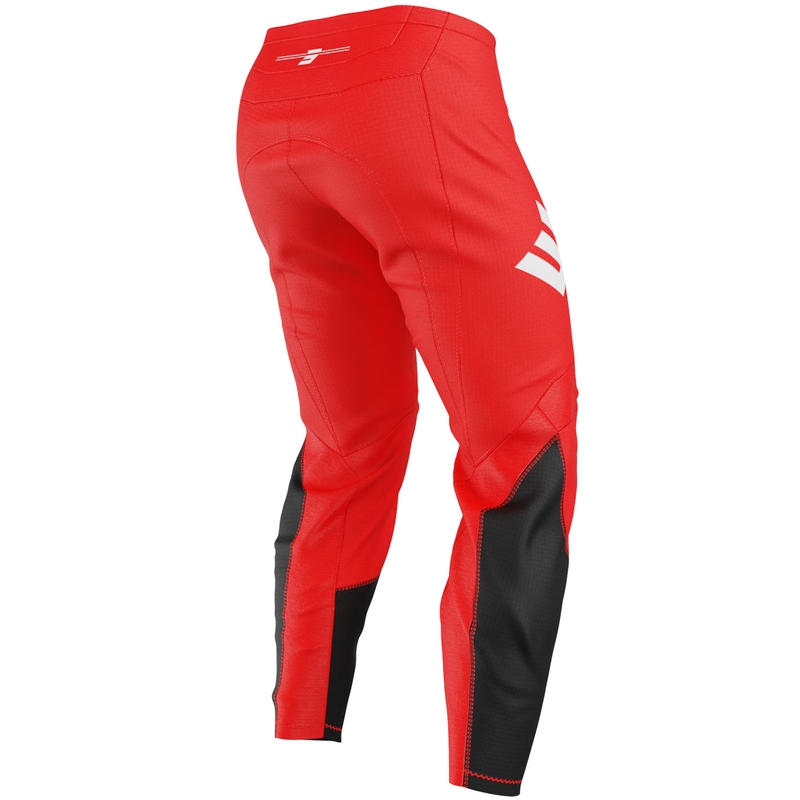 Pantaloni motocross Shot Draw Private roșii - calitatea a II-a - II. calitate 