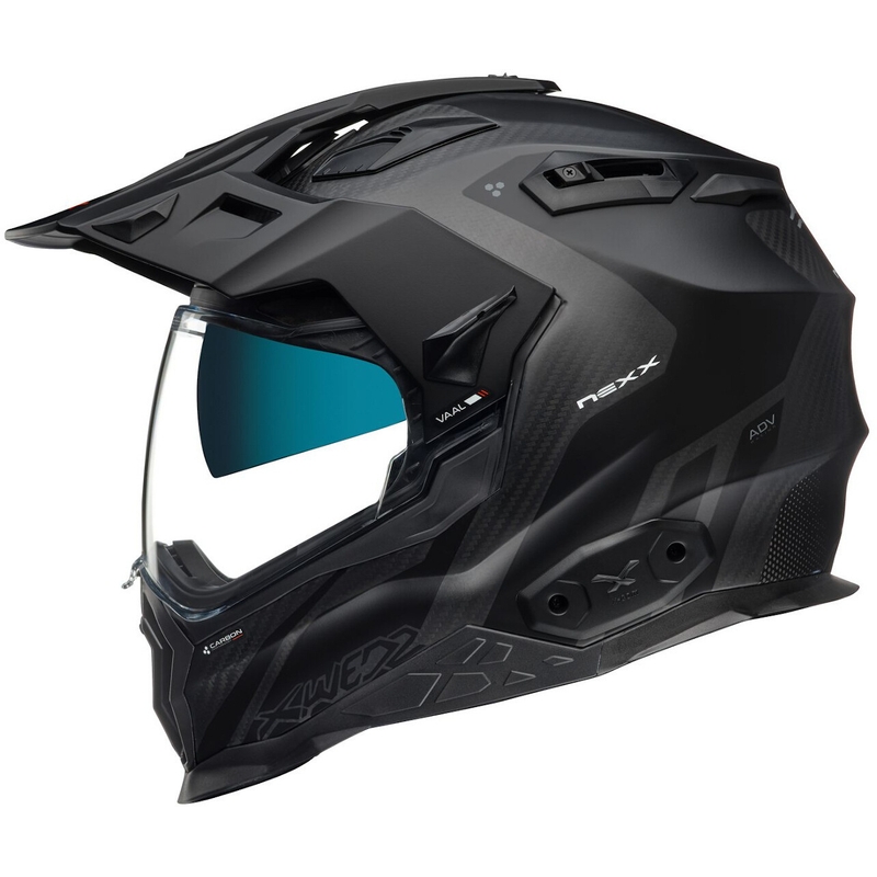 Cască de enduro NEXX X.Wed 2 Vaal Carbon Black lichidare - II. calitate - II. calitate 