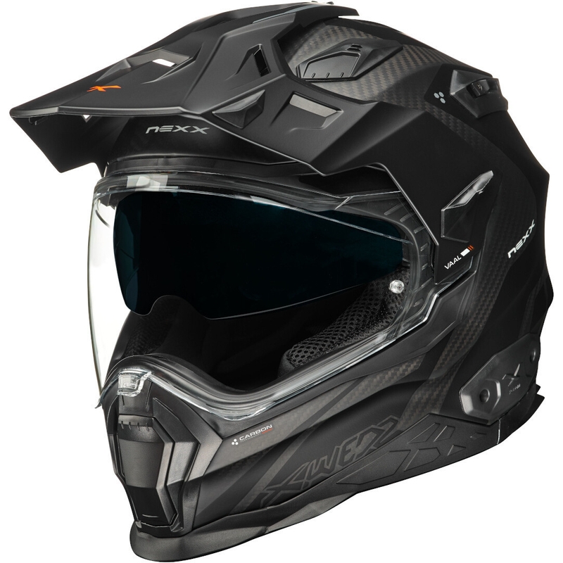 Cască de enduro NEXX X.Wed 2 Vaal Carbon Black lichidare - II. calitate - II. calitate 