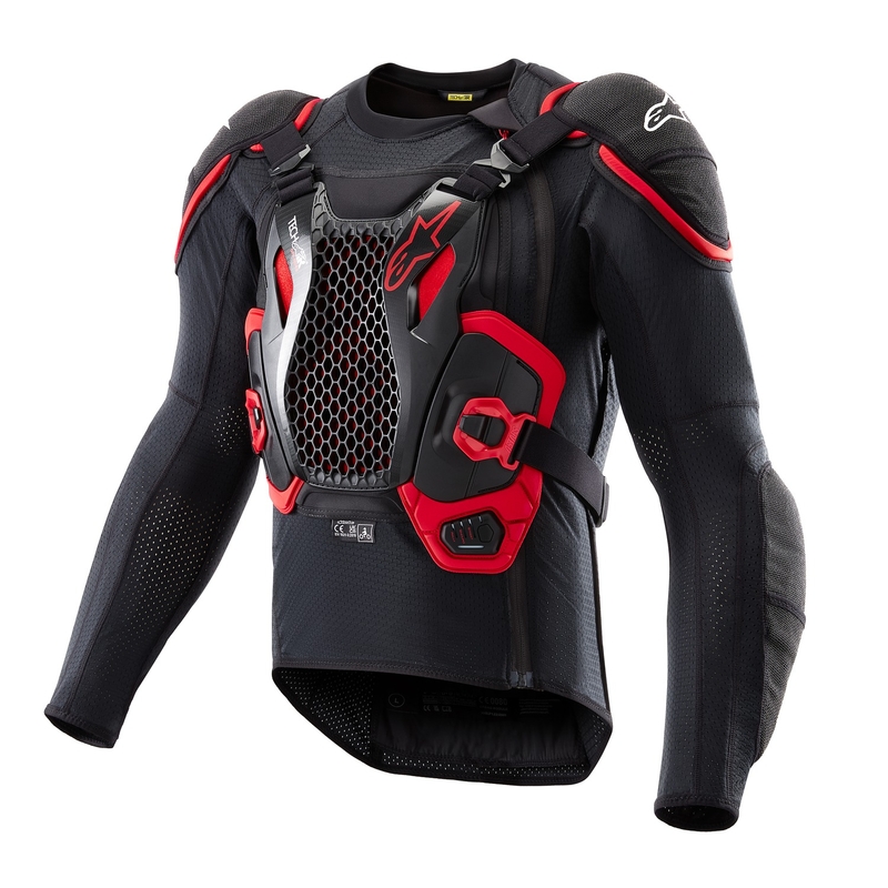 Vesta airbag cu sistem TECH-AIR®OFF-ROAD Alpinestars negru-rosu - II. calitate - II. calitate